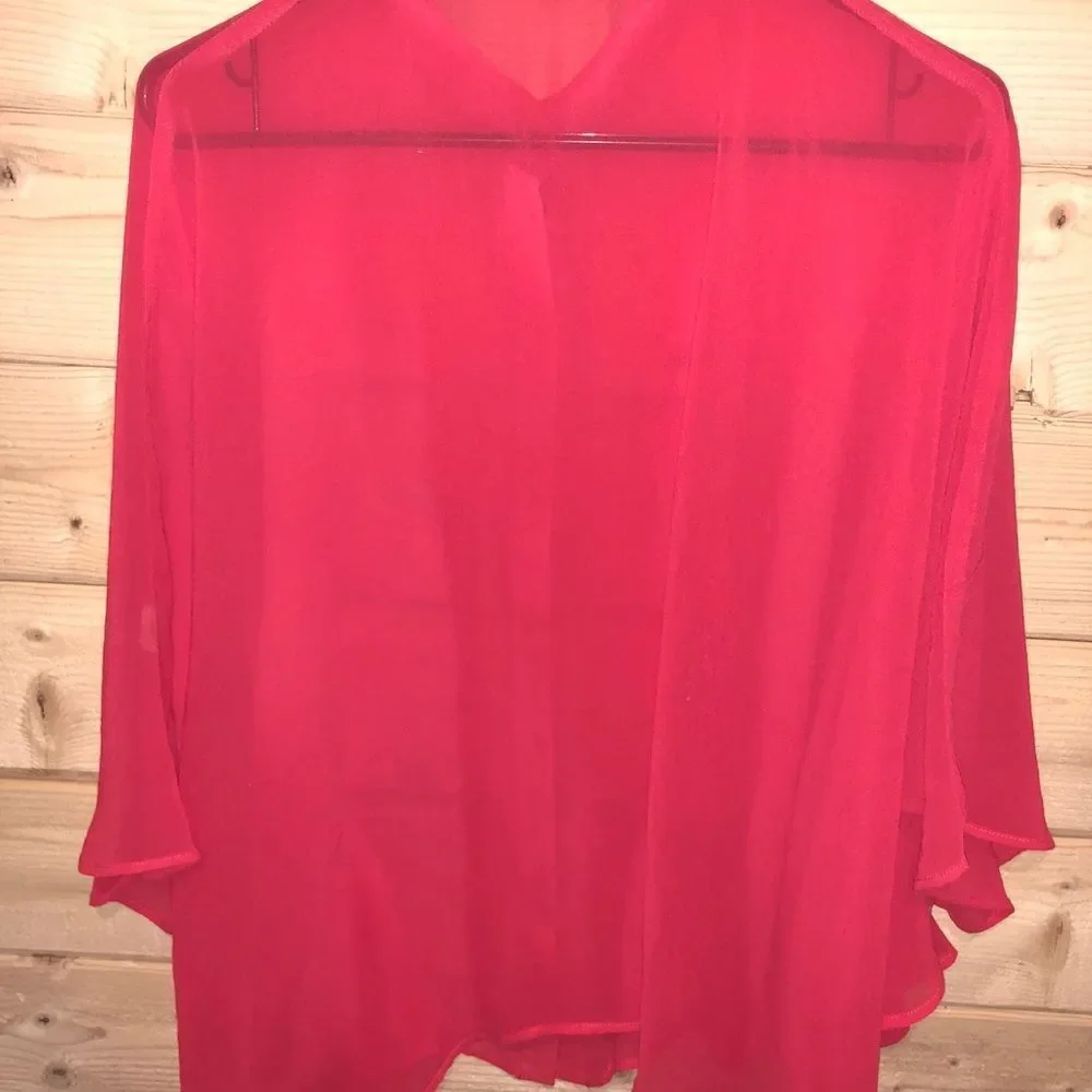 Audrey 3+1 Sheer Blouse - Picture 6 of 8